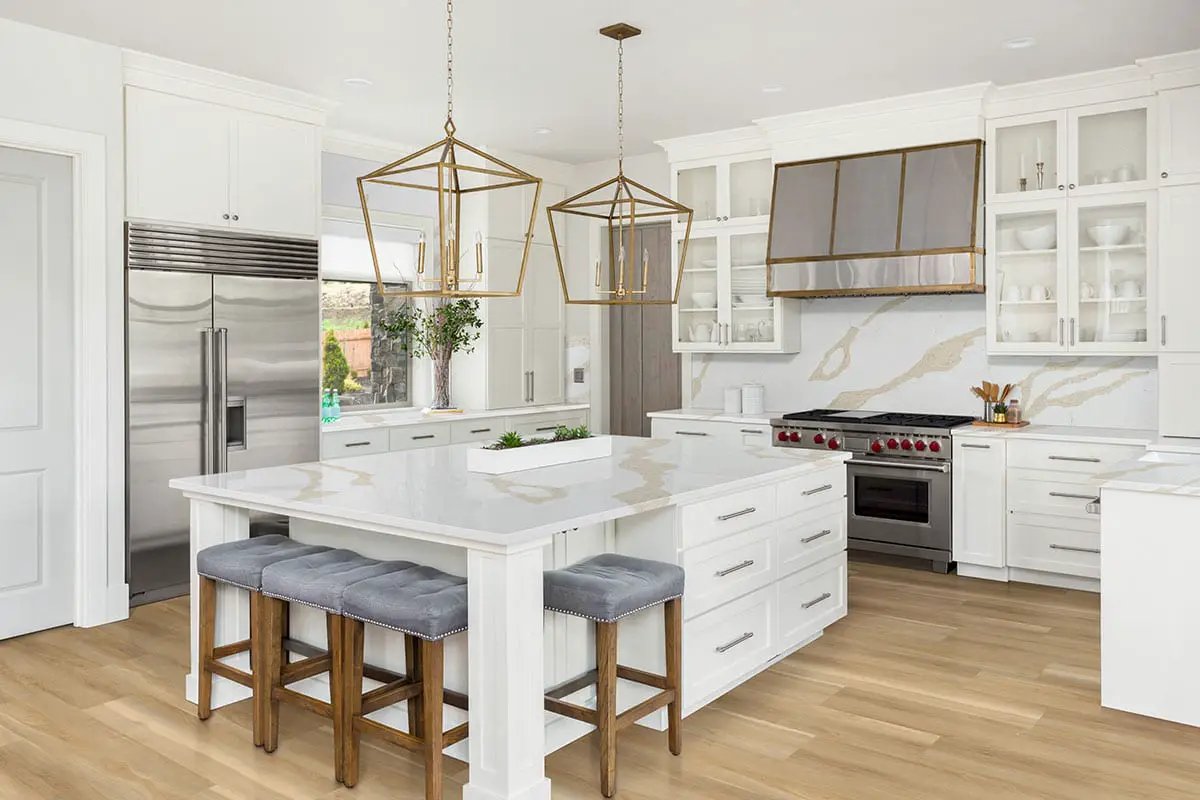 Nove Reserve Bayhill Blonde Matte Wood Look Lvt Planks 9x48 in a finished room