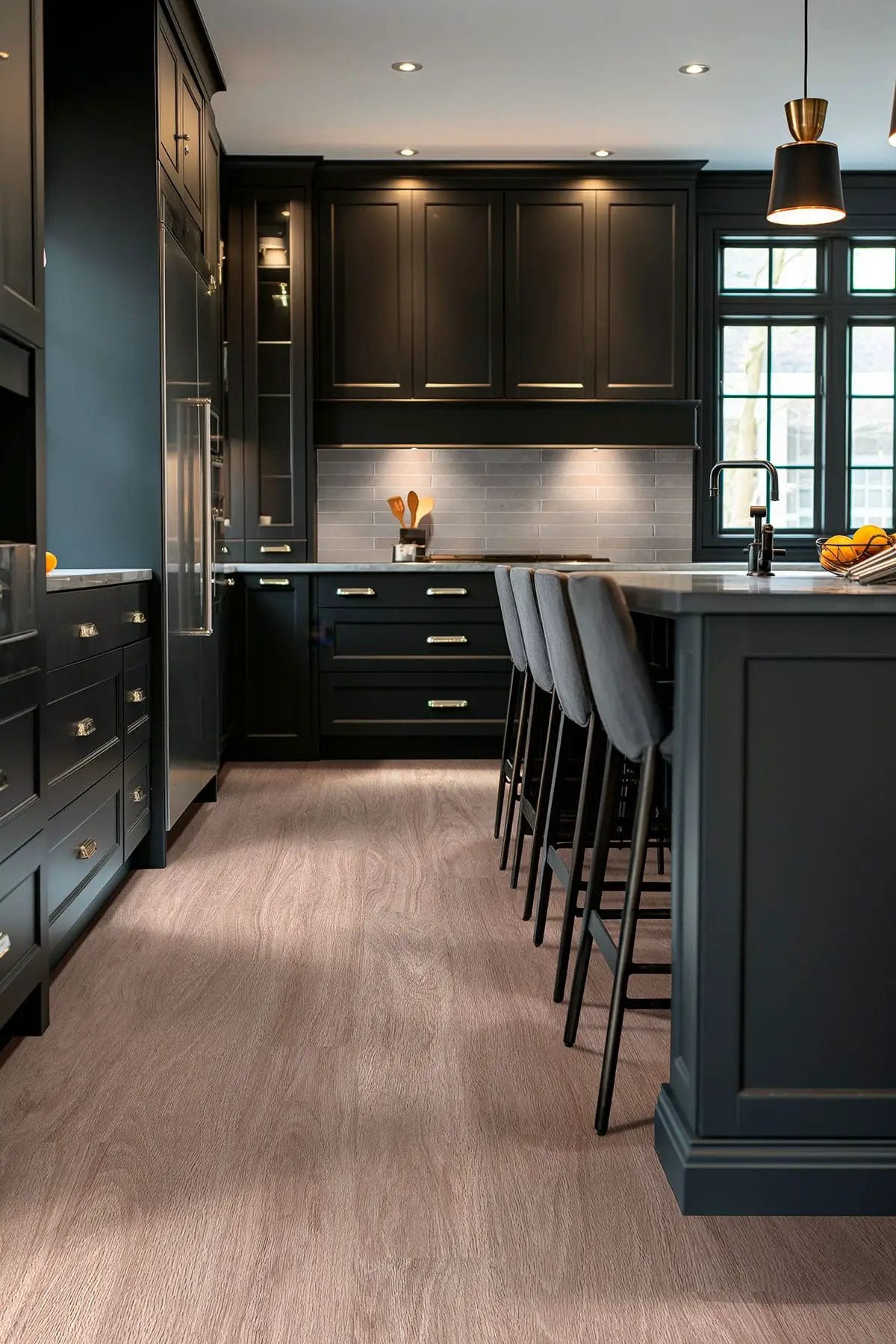 Kallum Bleached Elm Matte Wood Look Lvt Planks 9x48 by MSI Surfaces