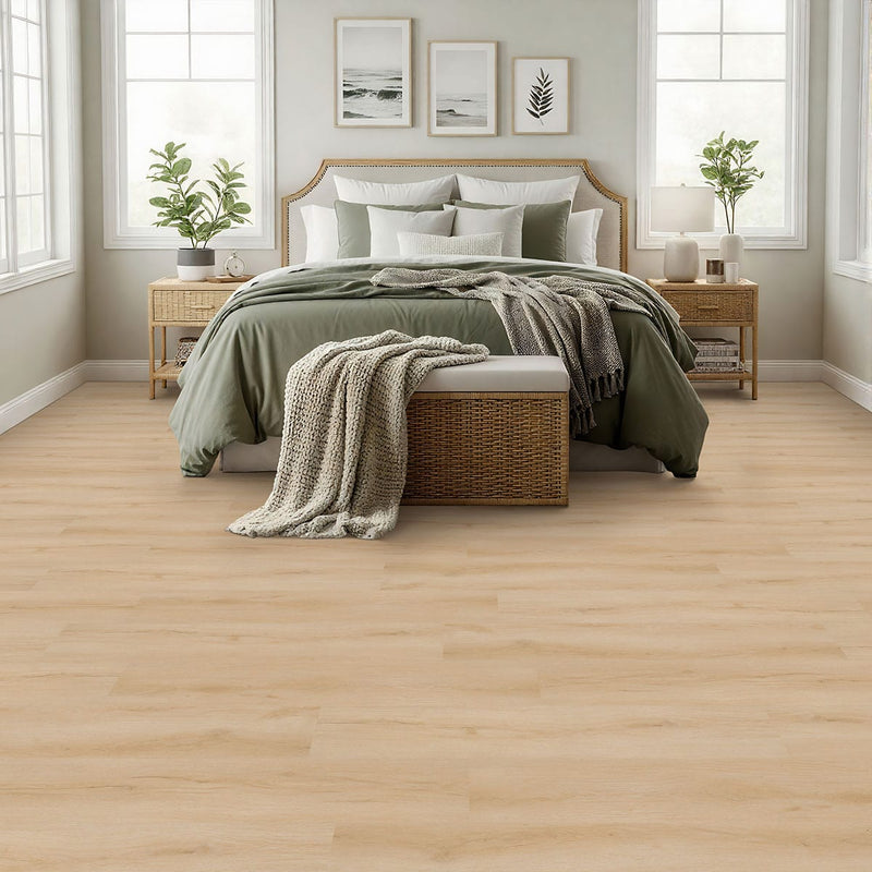 Nove Plus Fallonton Matte Wood Look Lvt Planks 9x48 in a finished room