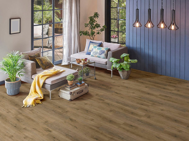 Nove Reserve Hatfield Matte Wood Look Lvt Planks 9x48 in a finished room