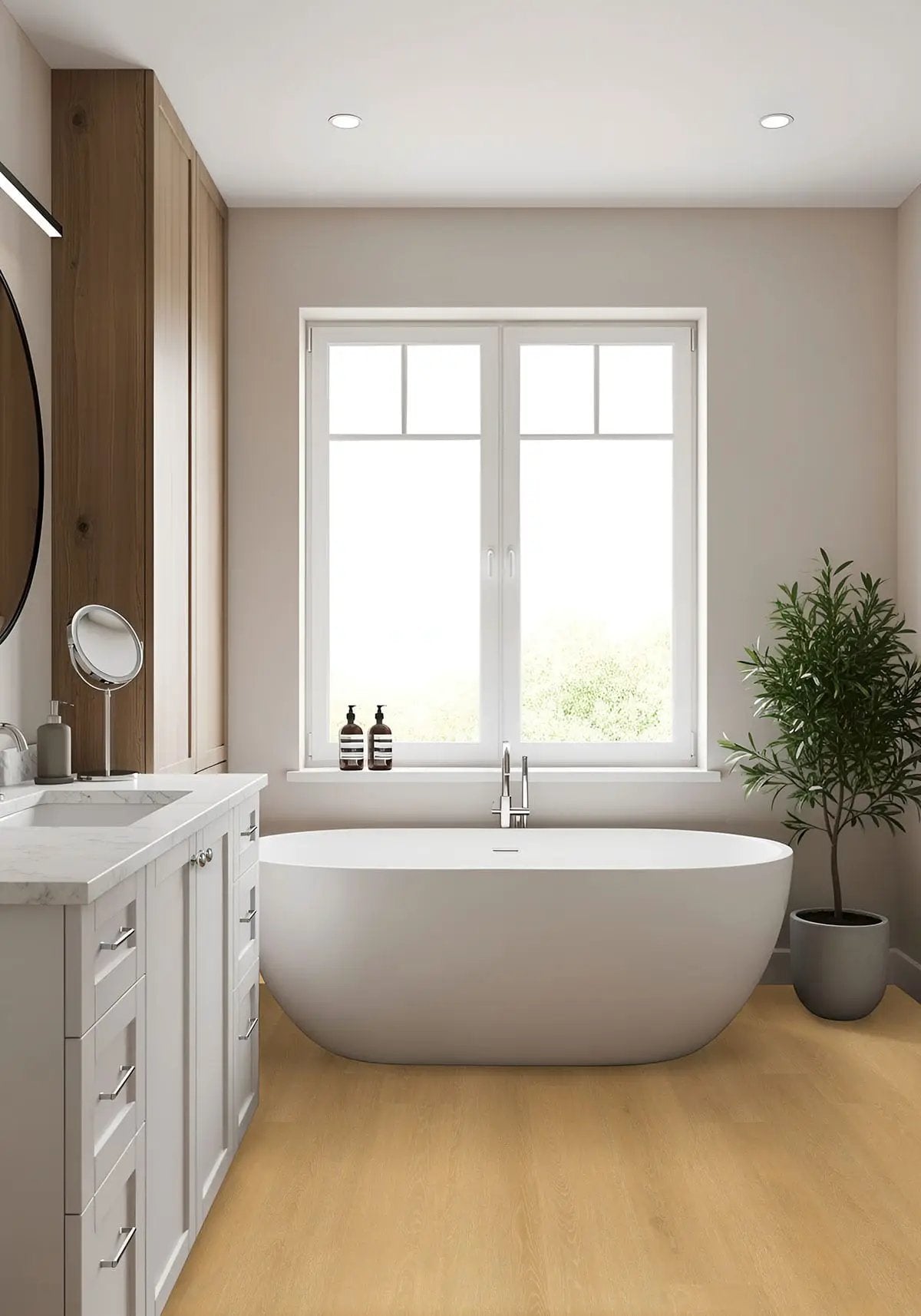 Nove Selbourne Matte Wood Look Lvt Planks 9x48 by MSI Surfaces