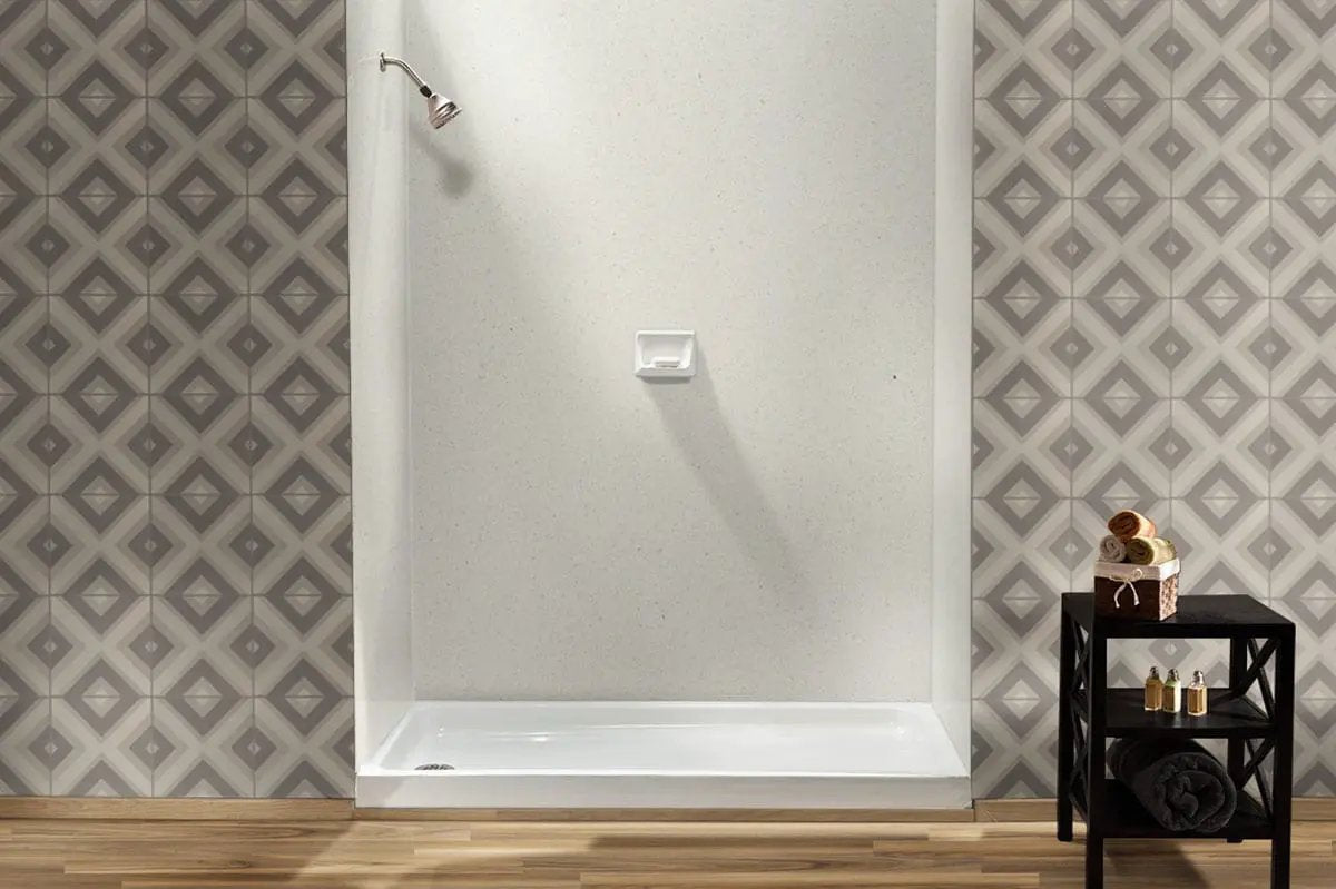 Glenridge Tawny Birch Semi Gloss End Cap Wood Look Lvt Moldings 1.5x0.25 in a finished room