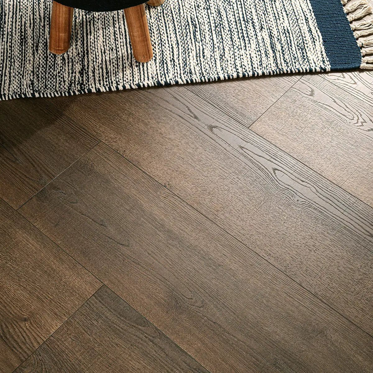 Shorecliffs Roghan Semi Gloss Wood Look Rigid Core Moldings 12x1.25 0.00 inch in a finished room