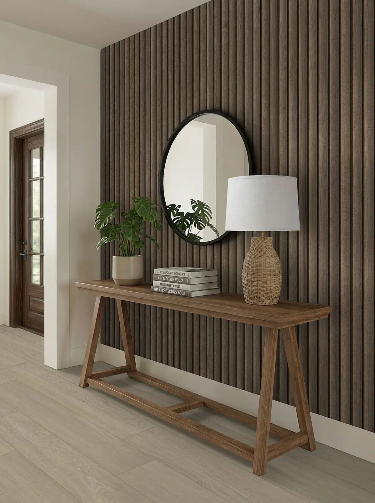 Wayne Parc Reserve Andaz Matte Wood Look Lvt Planks 9x72 in a finished room