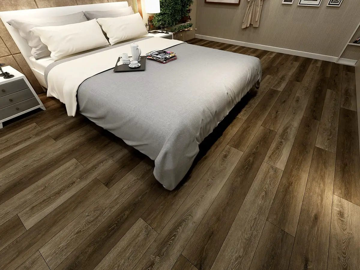 Cyrus Barrell Semi Gloss Wood Look Lvt Moldings 1.77x0.28 in a finished room