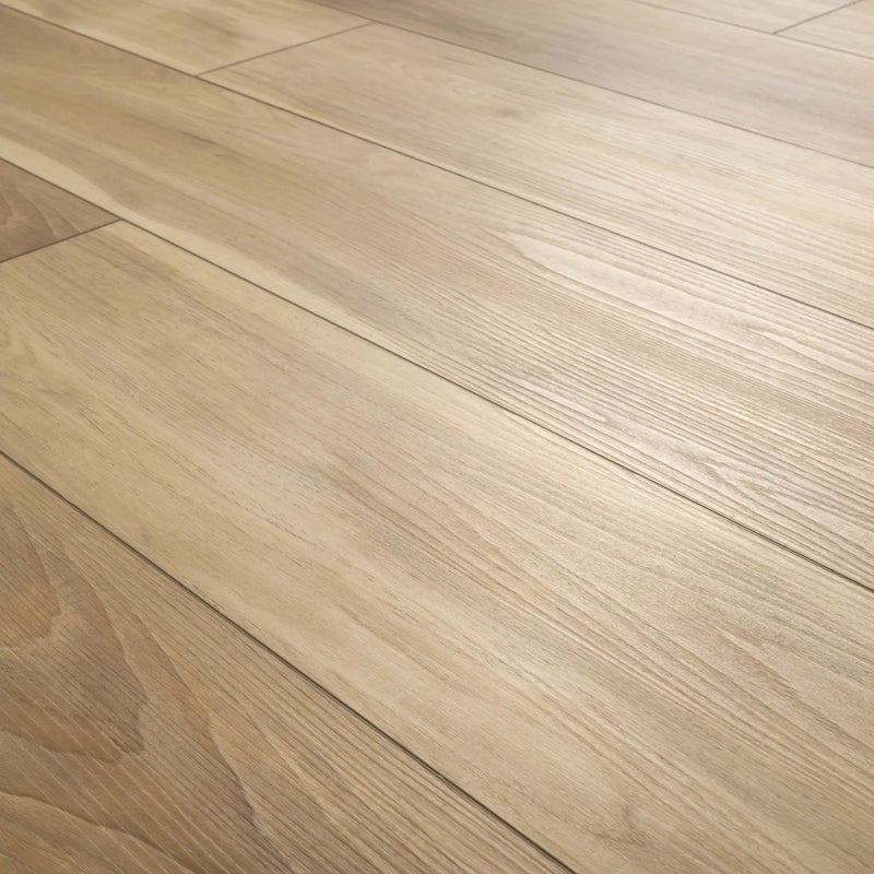 Andover Bayhill Blonde Semi Gloss Flush Stair Nose Wood Look Lvt Moldings 2.75x0.75 angled view