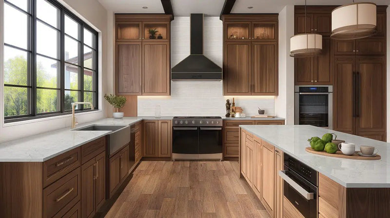 Andover Bellamy Brooks Semi Gloss Flush Stair Nose Wood Look Lvt Moldings 2.75x0.75 in a finished room