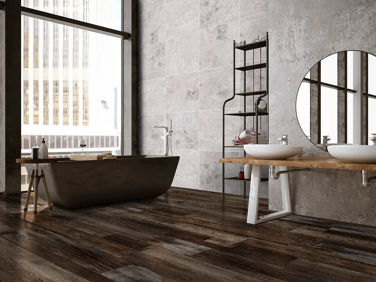 Cyrus Bembridge Semi Gloss End Cap Wood Look Lvt Moldings 1.5x0.25 in a finished room