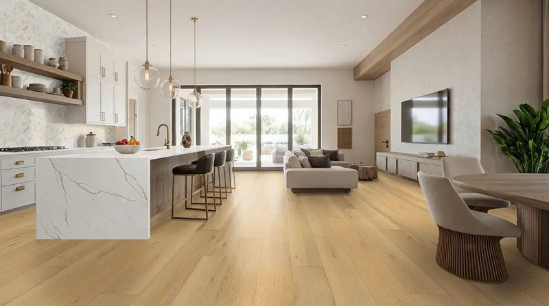 Wayne Parc Bluffview Semi Gloss Wood Look Lvt Moldings 12x1.25 0.31 inch in a finished room