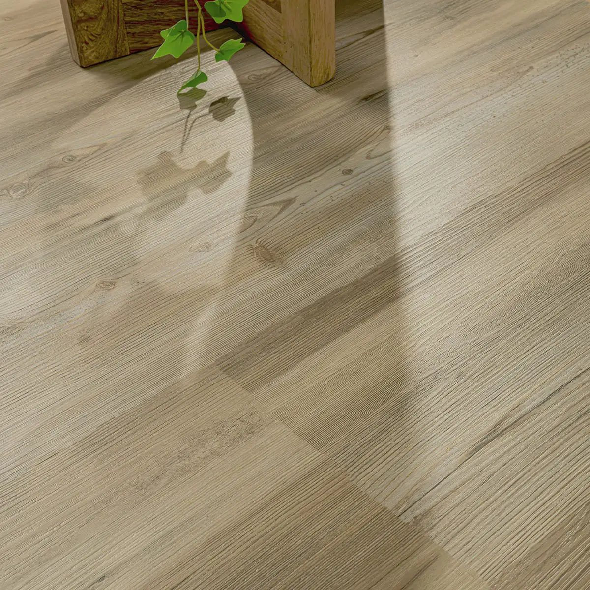 Prescott Brookings Matte Wood Look Lvt Planks 7x48 in a finished room
