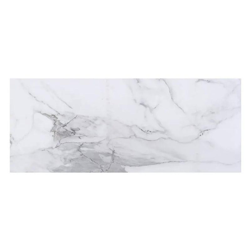 Xl Trecento Calacatta Legend Marble Look Lvt Tiles 18x36 close up