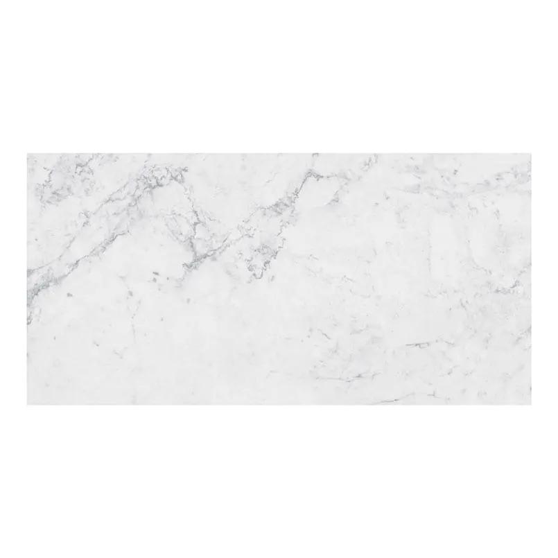 Trecento Carrara Avell Marble Look Lvt Tiles 12x24 close up