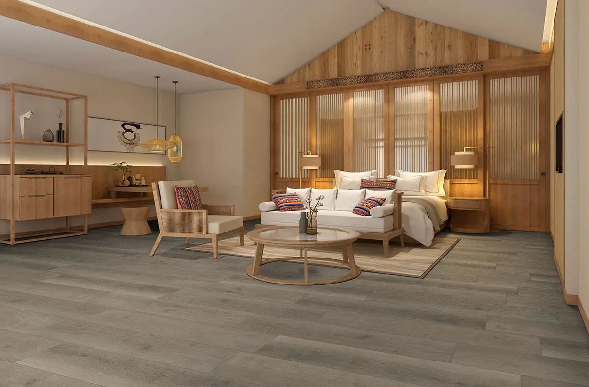 Cyrus Cranton Semi Gloss Wood Look Lvt Moldings 1.77x0.28 in a finished room