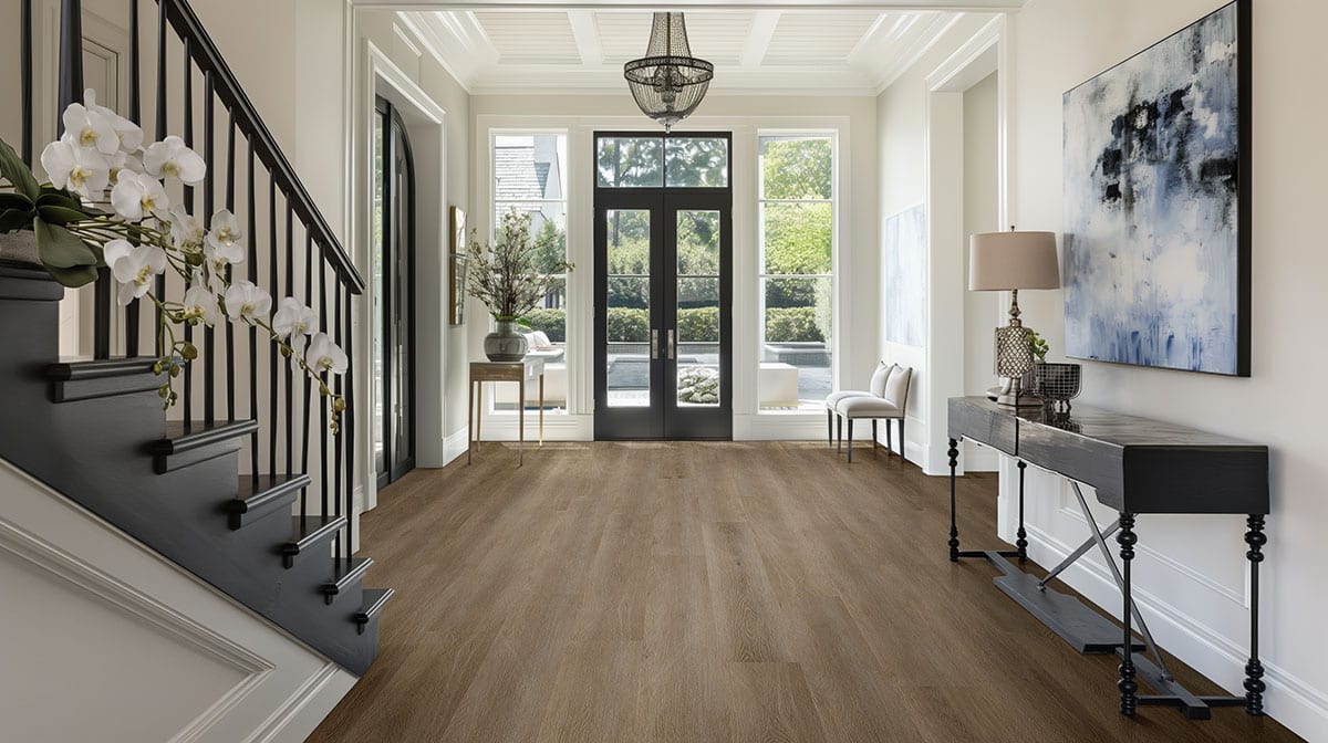 Studio Doack Matte Wood Look Lvt Planks 9x48 in a finished room