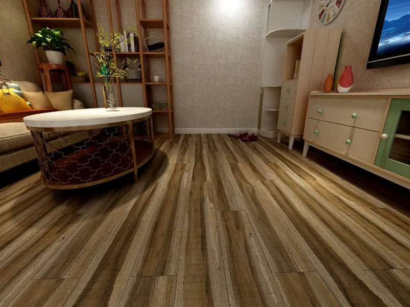 Cyrus Exotika Semi Gloss Flush Stair Nose Wood Look Lvt Moldings 2.75x0.75 in a finished room