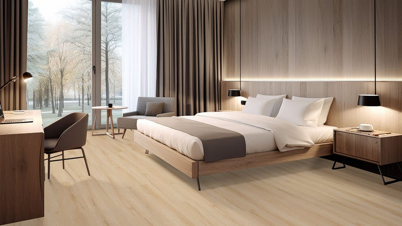 Laurel Fallonton Semi Gloss Wood Look Lvt Moldings 12x1.25 1.25 inch in a finished room