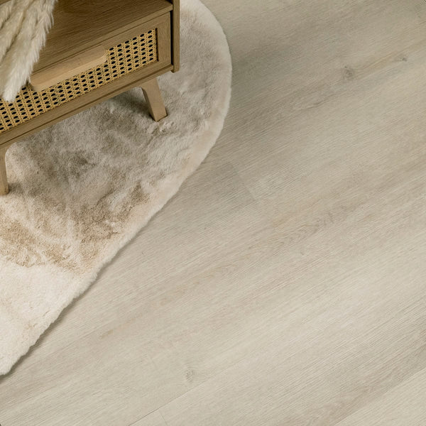 Cyrus Honeybella Oak Matte Wood Look Lvt Planks 7x48 in a finished room