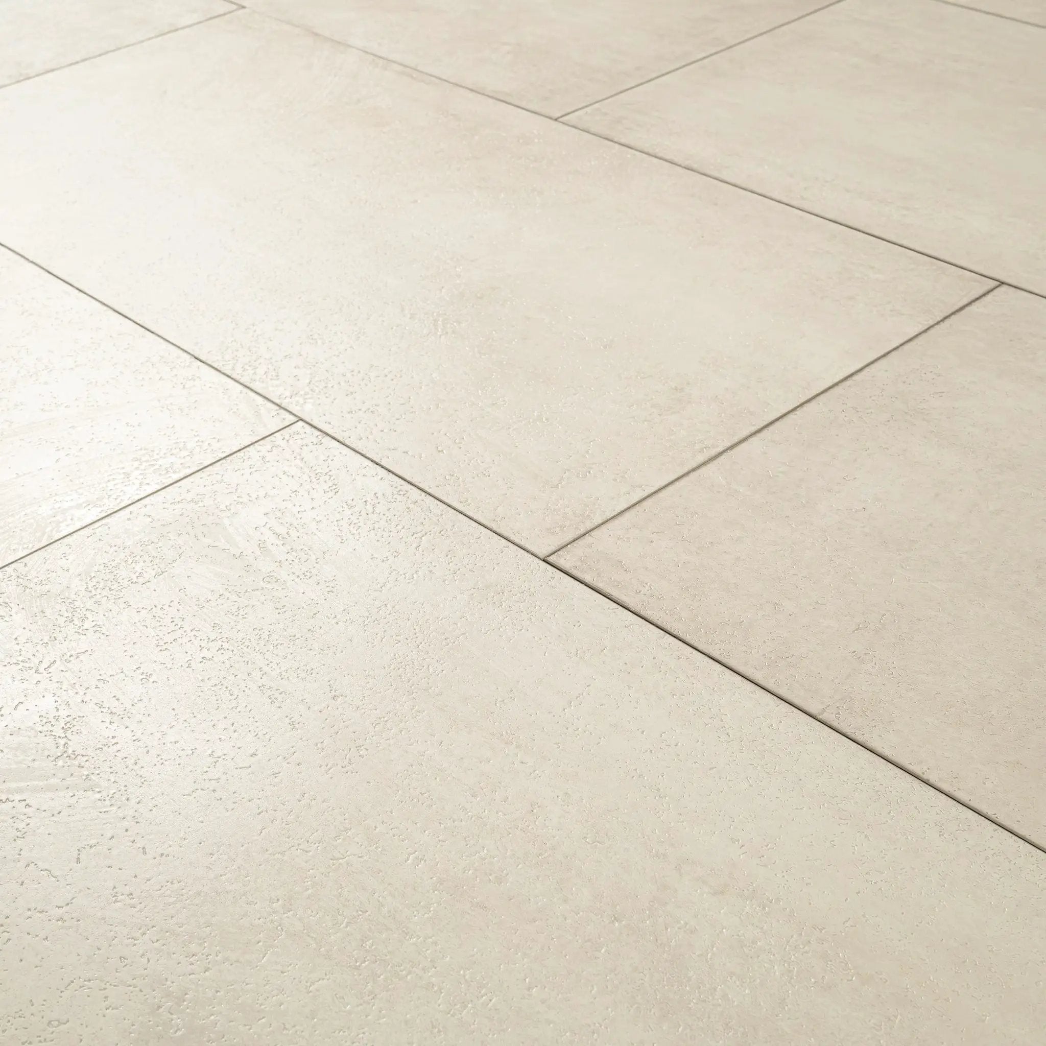 Trecento Ivorelle Semi Gloss Overlap Stair Nose Stone Look Lvt Moldings 2.23x1.03 angled view