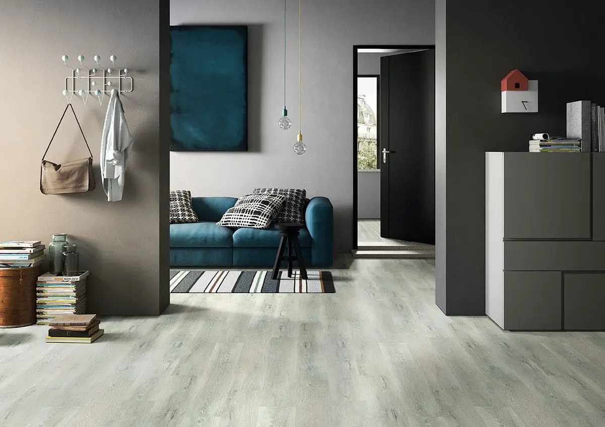 Cyrus Kardigan Semi Gloss Wood Look Lvt Moldings 12x1.25 in a finished room