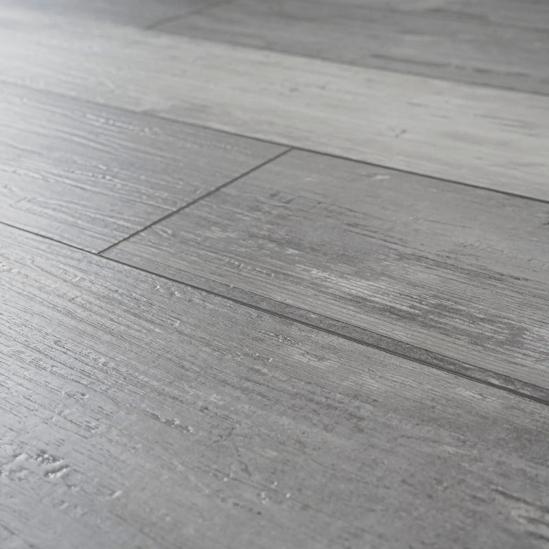Andover Kingsdown Gray Semi Gloss Wood Look Lvt Moldings 12x1.25 angled view