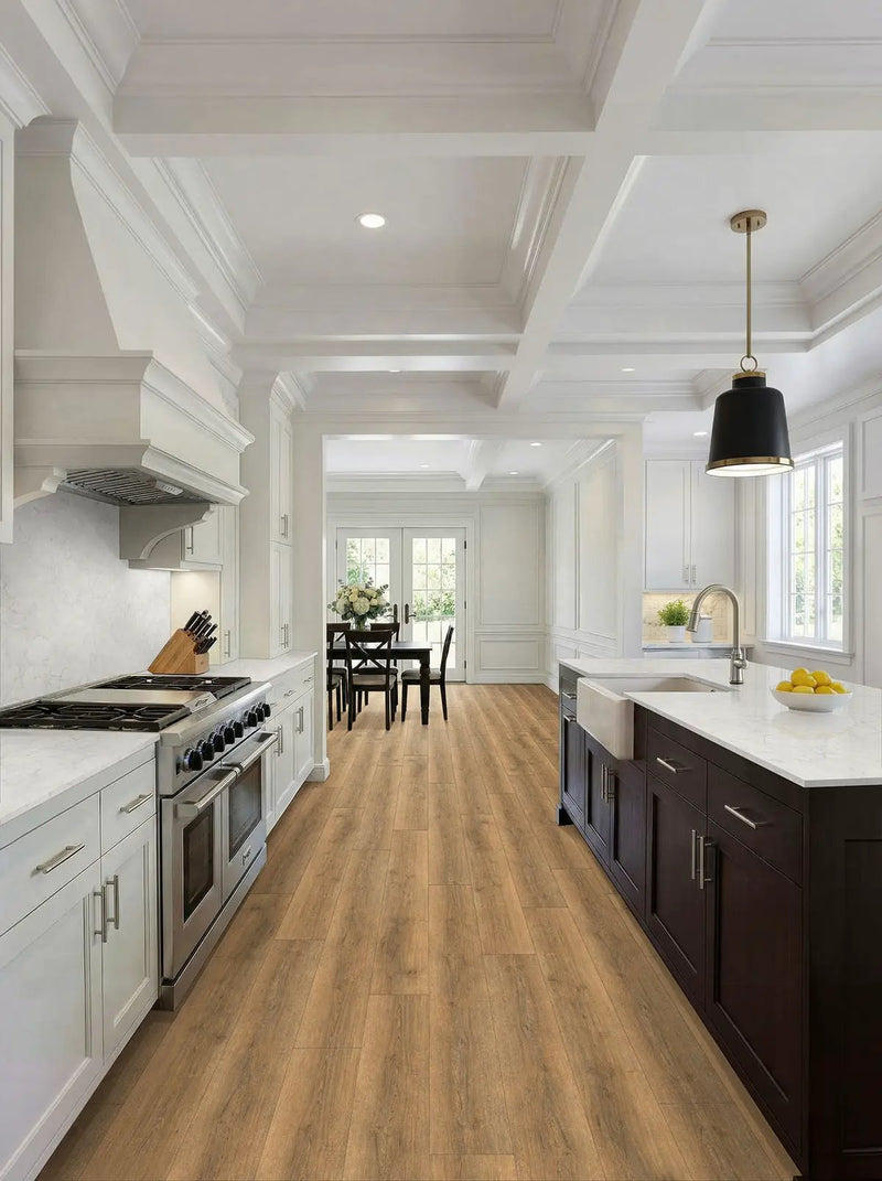 Wayne Parc Reserve Macland Matte Wood Look Lvt Planks 9x72 in a finished room