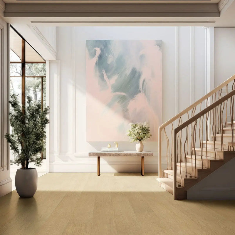 Laurel Reserve Malta Matte Wood Look Lvt Planks 9x48 in a finished room