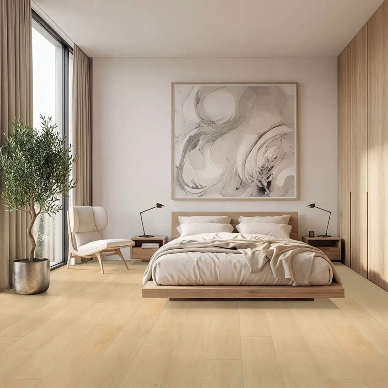 Wayne Parc Reserve Mellshire Matte Wood Look Lvt Planks 9x72 in a finished room