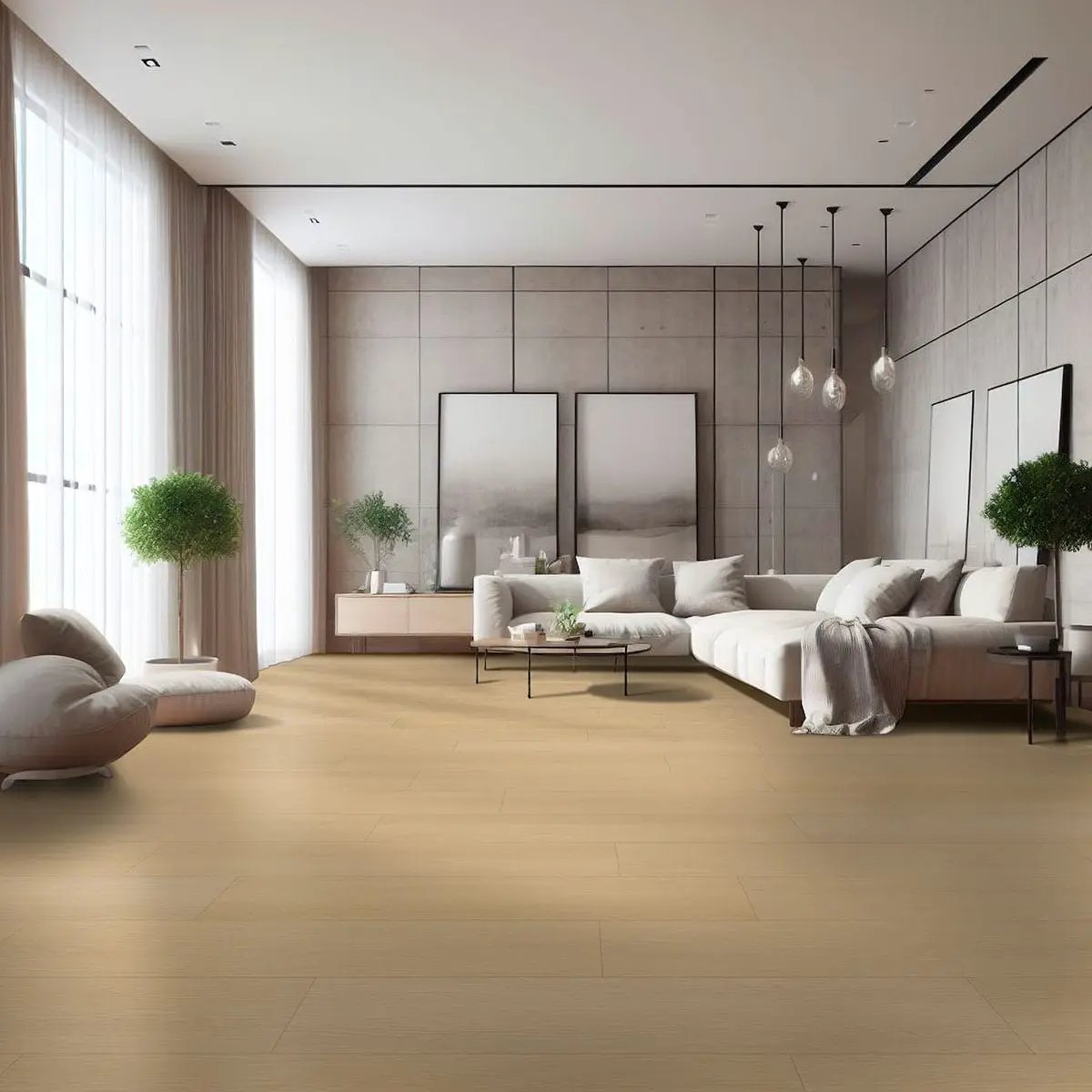 Laurel Palmilla Semi Gloss Flush Stair Nose Wood Look Lvt Moldings 2.75x0.75 in a finished room