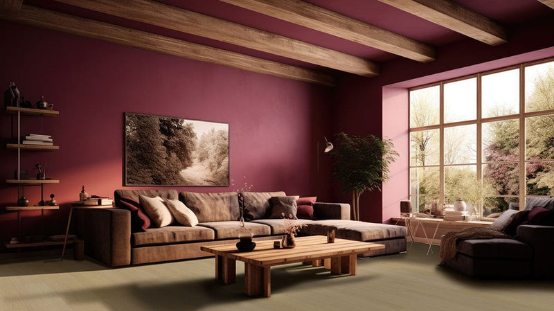 Laurel Reserve Palmilla Matte Wood Look Lvt Planks 9x48 in a finished room