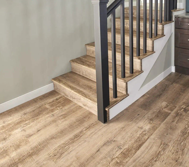 Cyrus Ryder Matte Wood Look Lvt Planks 7x48 in a finished room