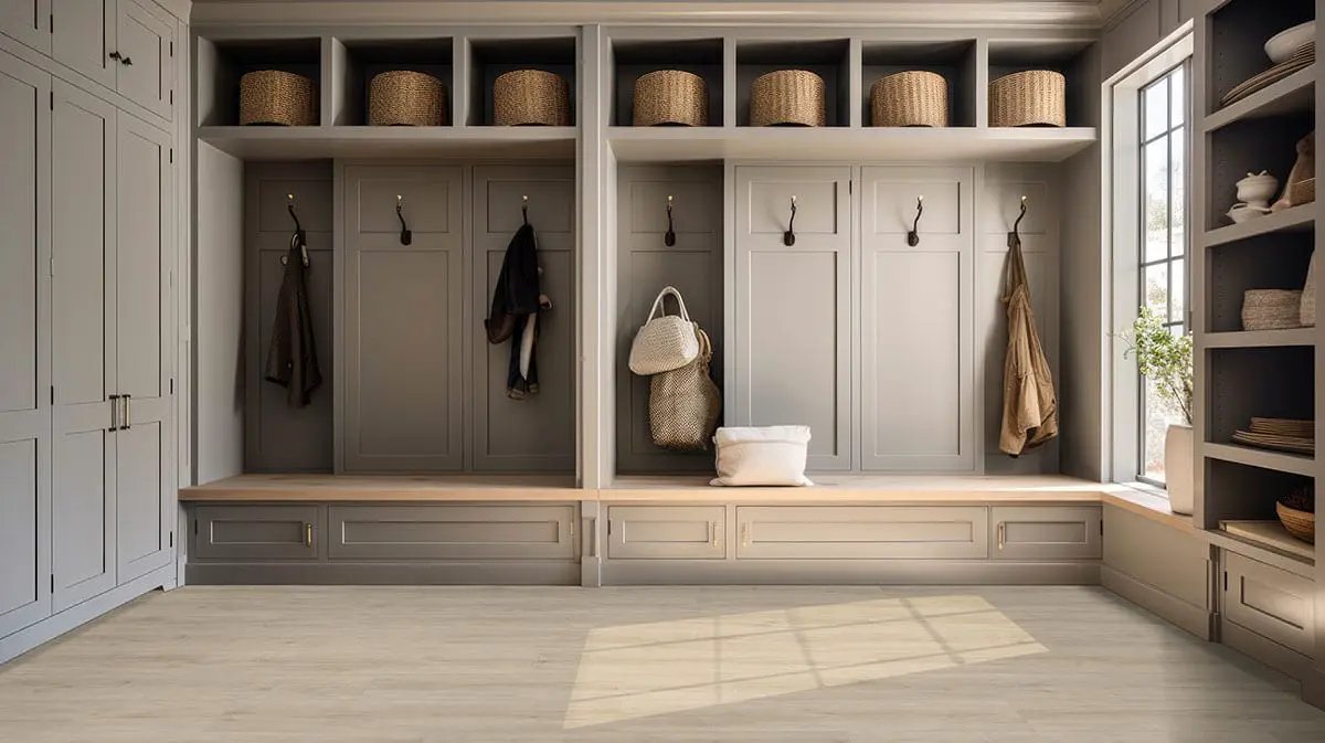 Laurel Reserve Shasta Grove Matte Wood Look Lvt Planks 9x48 in a finished room