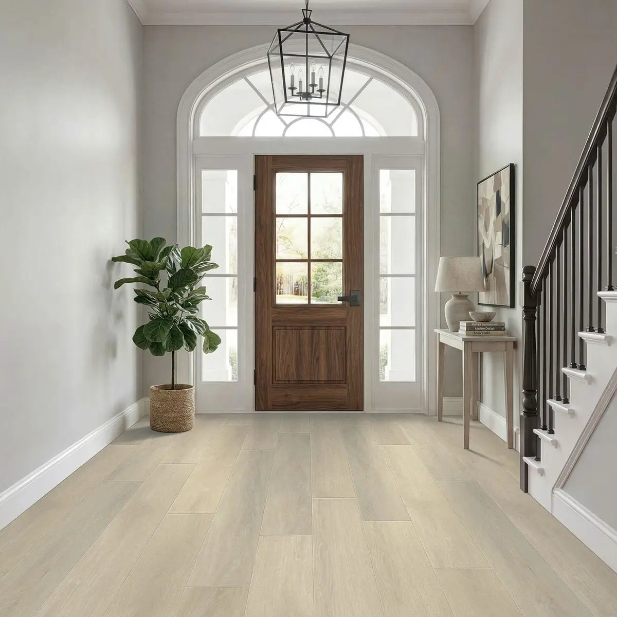 Wayne Parc Waldron Semi Gloss Wood Look Lvt Moldings 12x1.25 0.18 inch in a finished room
