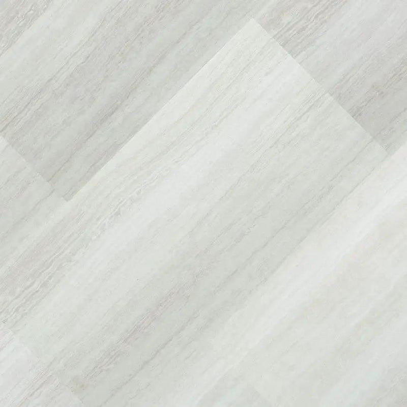 Trecento White Ocean Semi Gloss Lvt Moldings 12x1.25 angled view