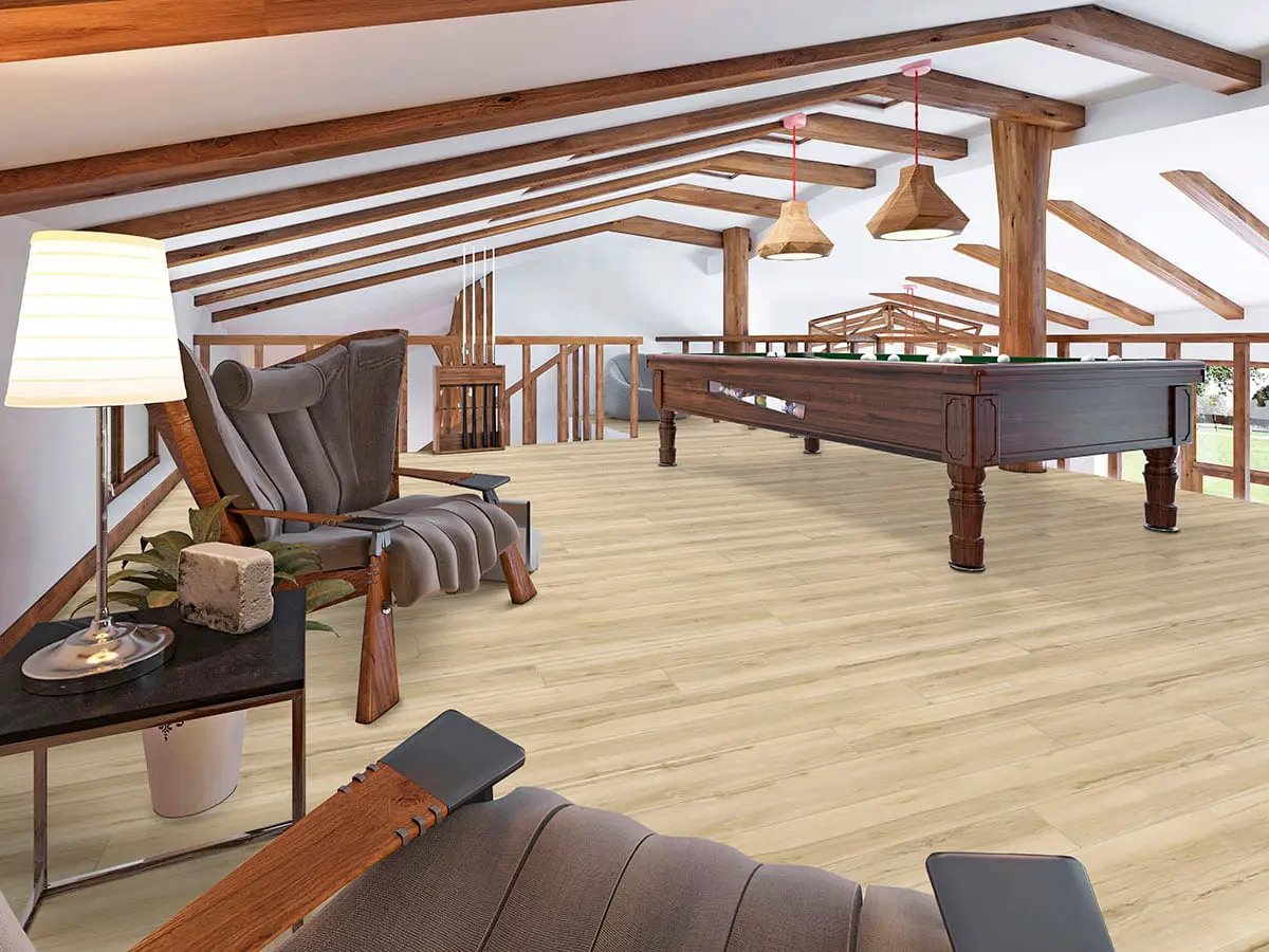 Xl Prescott Akadia Matte Wood Look Lvt Planks 9x60 in a finished room