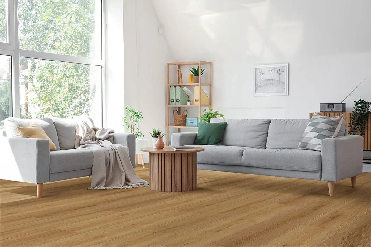 Xl Cyrus Amber Forrester Matte Wood Look Lvt Planks 9x60 in a finished room
