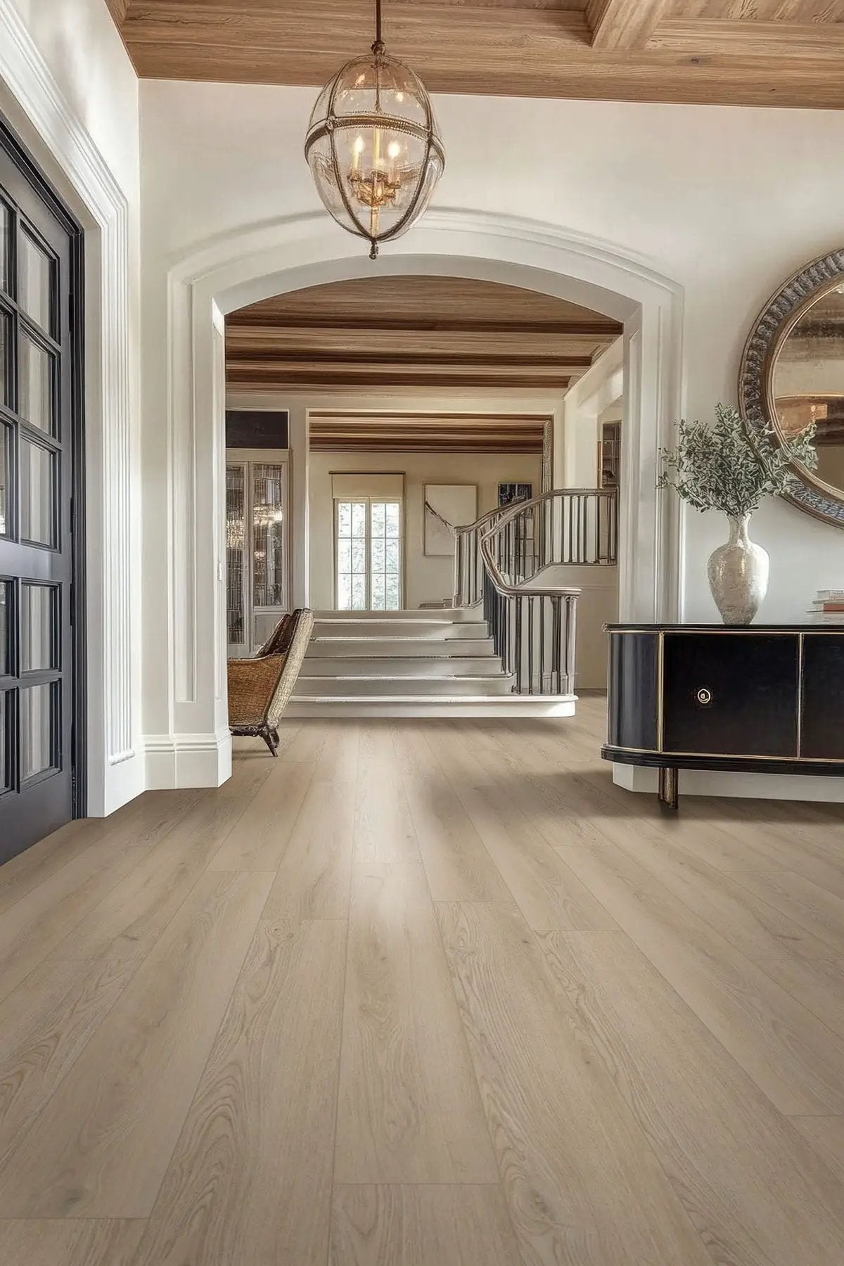 Xl Prescott Austell Grove Matte Wood Look Lvt Planks 9x60 in a finished room