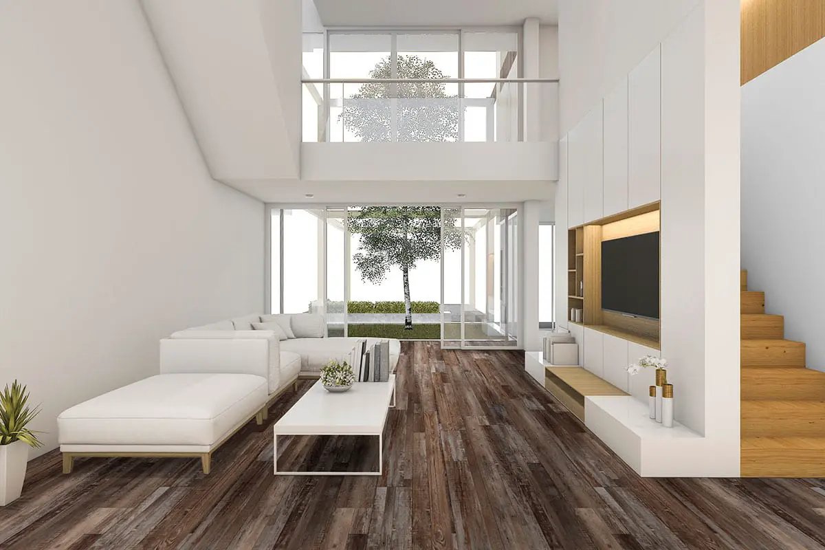 Xl Prescott Bembridge Matte Wood Look Lvt Planks 9x60 in a finished room