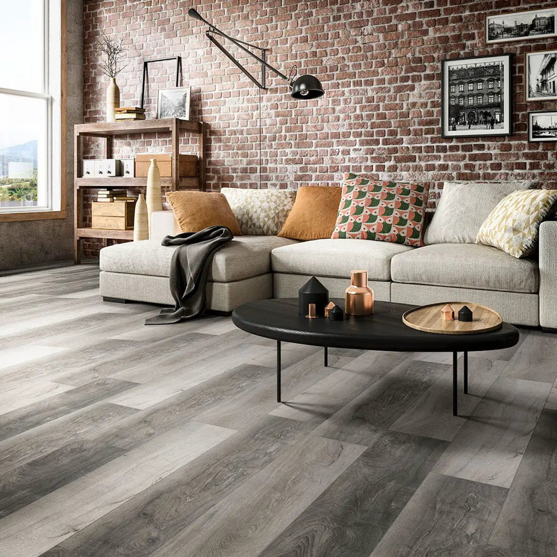 Xl Cyrus Bracken Hill Matte Wood Look Lvt Planks 9x60 in a finished room