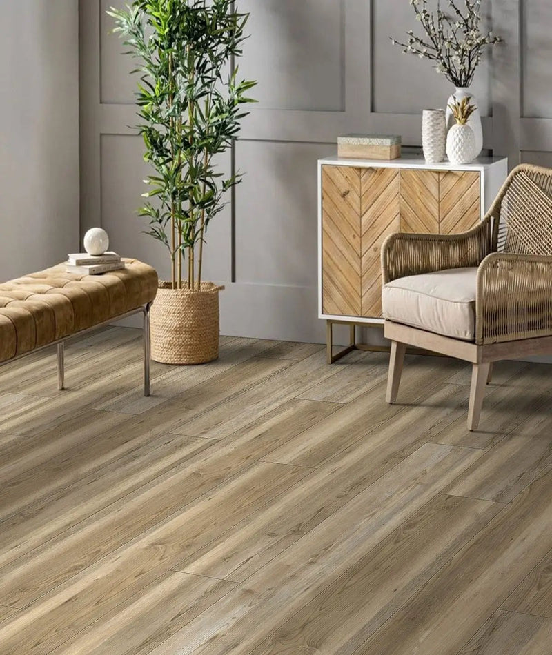 Xl Cyrus Brookings Matte Wood Look Lvt Planks 9x60 in a finished room