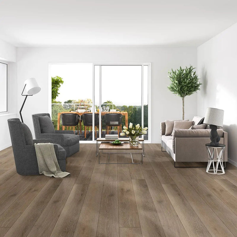 Xl Prescott Cranton Matte Wood Look Lvt Planks 9x60 in a finished room