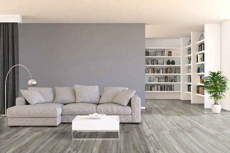 Xl Cyrus Draven Matte Wood Look Lvt Planks 9x60 in a finished room