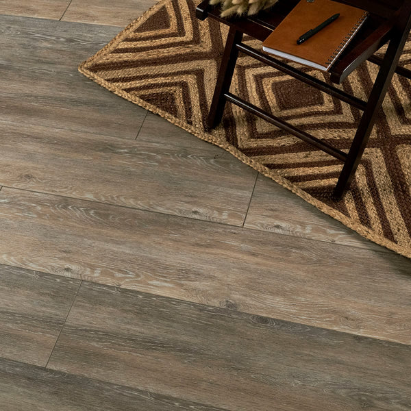Xl Prescott Dulles Tails Matte Wood Look Lvt Planks 9x60 in a finished room