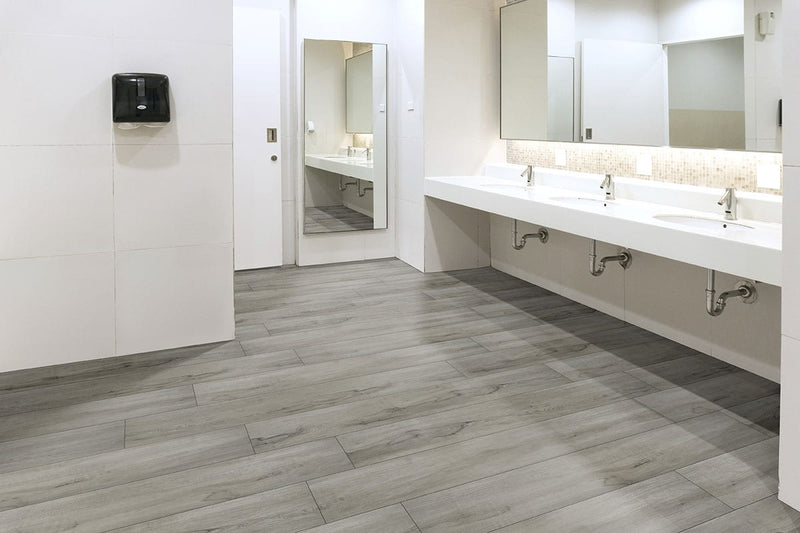 Xl Prescott Dunite Oak Matte Wood Look Lvt Planks 9x60 in a finished room