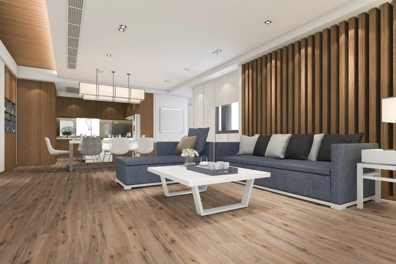 Xl Cyrus Fauna Matte Lvt Planks 9x60 in a finished room