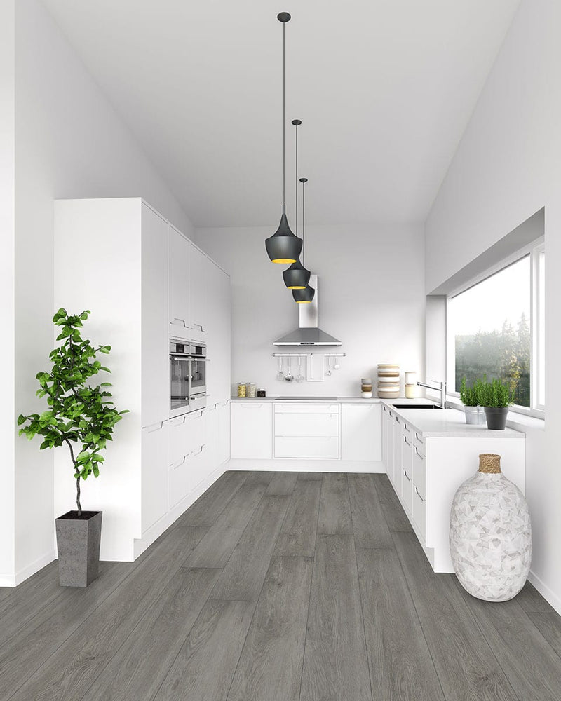 Xl Prescott Grayton Matte Wood Look Lvt Planks 9x60 in a finished room