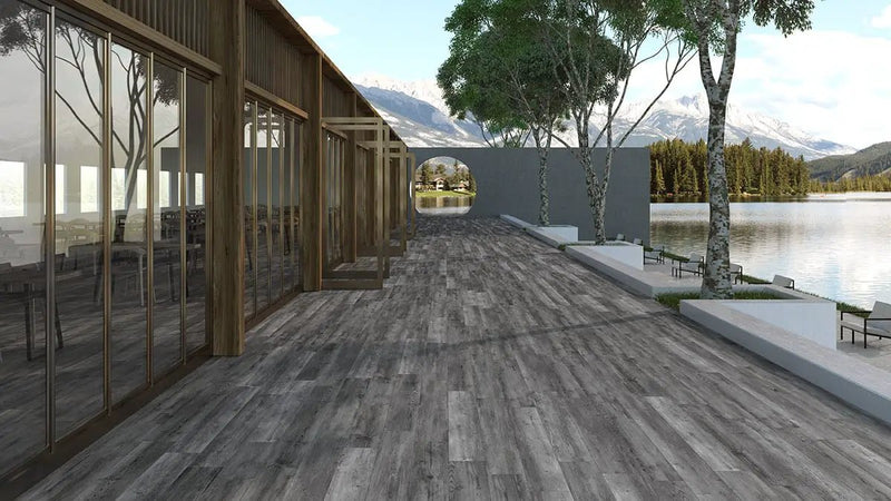 Xl Cyrus Katella Ash Matte Lvt Planks 9x60 in a finished room
