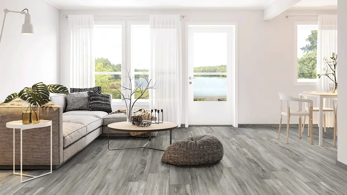Xl Ashton Loton Hill Matte Lvt Planks 9x60 in a finished room