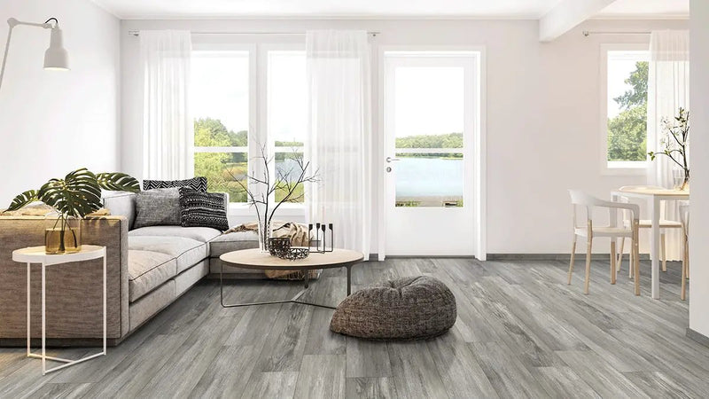 Xl Ashton Loton Hill Matte Lvt Planks 9x60 in a finished room