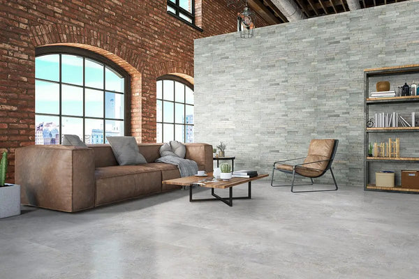 Xl Trecento Mountains Gray Stone Look Lvt Tiles 18x36, photo 3 of 5
