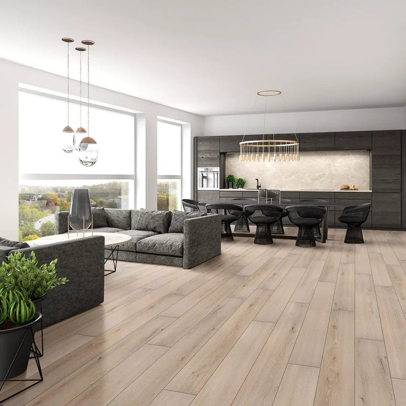 Xl Cyrus Runmill Isle Matte Wood Look Lvt Planks 9x60 in a finished room